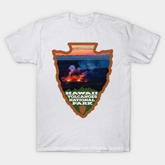 Hawaii Volcanoes National Park arrowhead T-Shirt by nylebuss